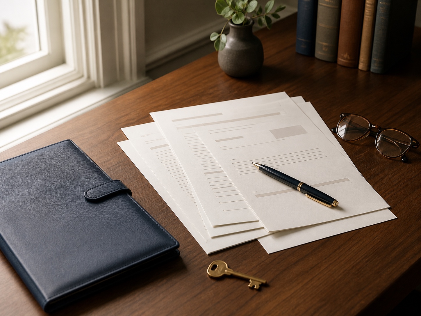 Estate planning documents prepared for review